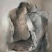 Painting Amour toujours by Chaperon Martine | Painting Figurative Nude Acrylic