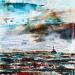 Painting Paris le jour #10 by Reymond Pierre | Painting Figurative Landscapes Urban Oil