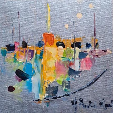Painting Magie du matin by Bastide d´Izard Armelle | Painting Abstract