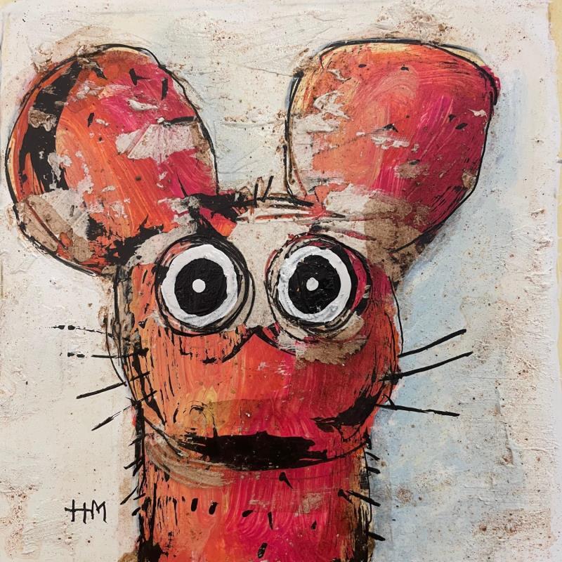 Peinture Surprised! par Maury Hervé | Tableau Art Singulier Animaux