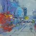 Painting Boulevard by Raffin Christian | Painting Figurative Urban Oil