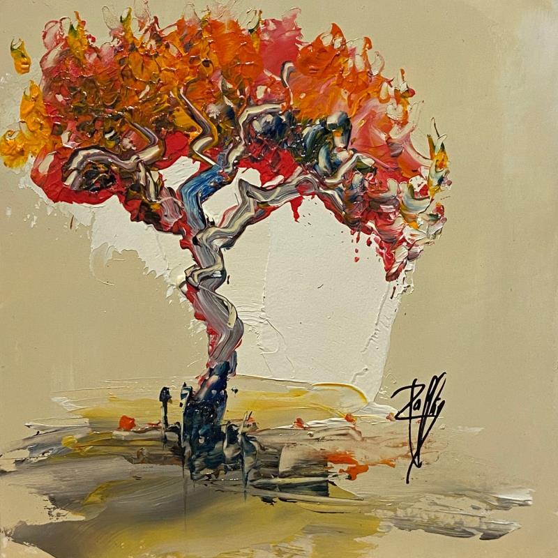 Painting Mon arbre by Raffin Christian | Painting Figurative Oil Nature