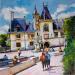 Painting Le palais Jacques Cœur à Bourges by Cédanne | Painting Figurative Landscapes Urban Life style Oil Acrylic