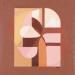 Painting Bardenas by Billy Dust | Painting Abstract Nature Architecture Acrylic