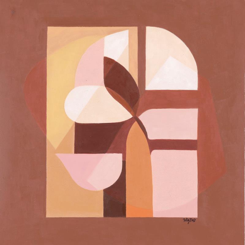 Painting Bardenas by Billy Dust | Painting Abstract Nature Architecture Acrylic