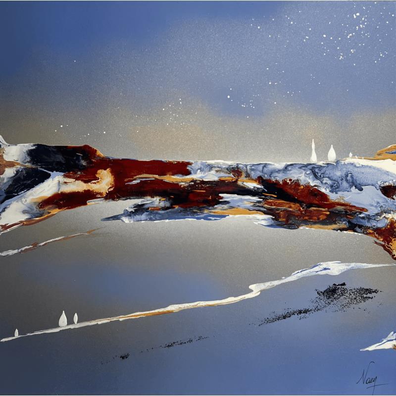 Painting C2402 by Naen | Painting Abstract Acrylic Ink