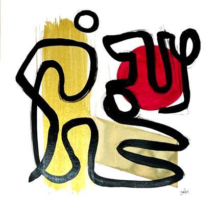 Painting Endless discussion by Elliot Clara | Painting Abstract Acrylic, Ink Life style, Pop icons