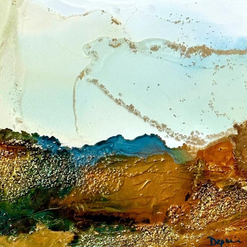 Painting 1887 Bronze Age by Depaire Silvia | Painting Abstract Acrylic Landscapes, Marine, Minimalist