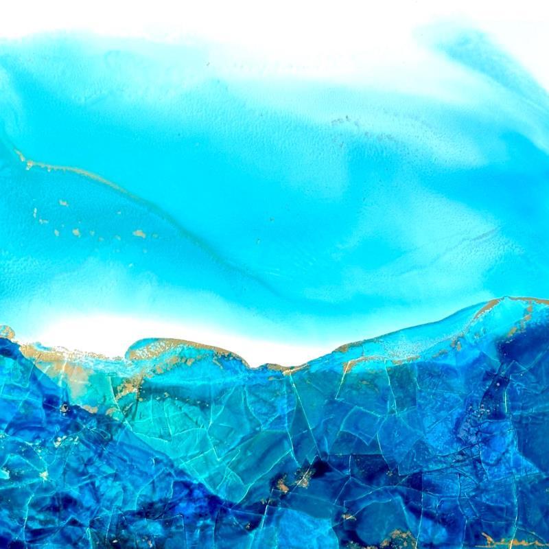 Painting 2000 Poésie Marine by Depaire Silvia | Painting Abstract Landscapes Marine Minimalist Acrylic