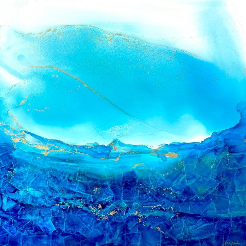 Painting 2068 Poésie Marine by Depaire Silvia | Painting Abstract Landscapes Marine Minimalist Acrylic