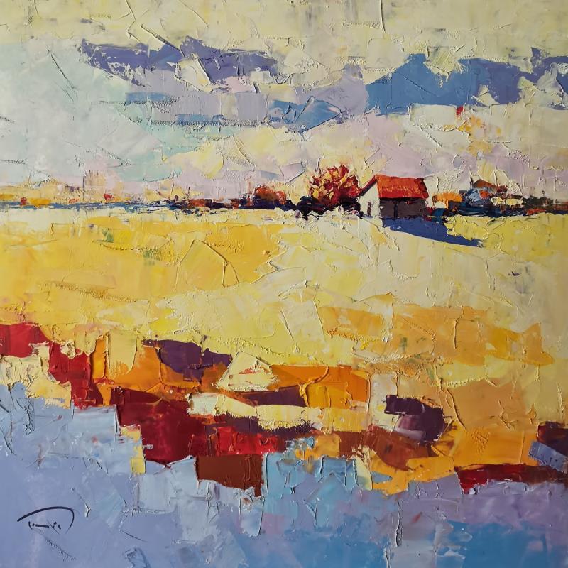 Painting Prat de colors by Tomàs | Painting Impressionism Oil Landscapes