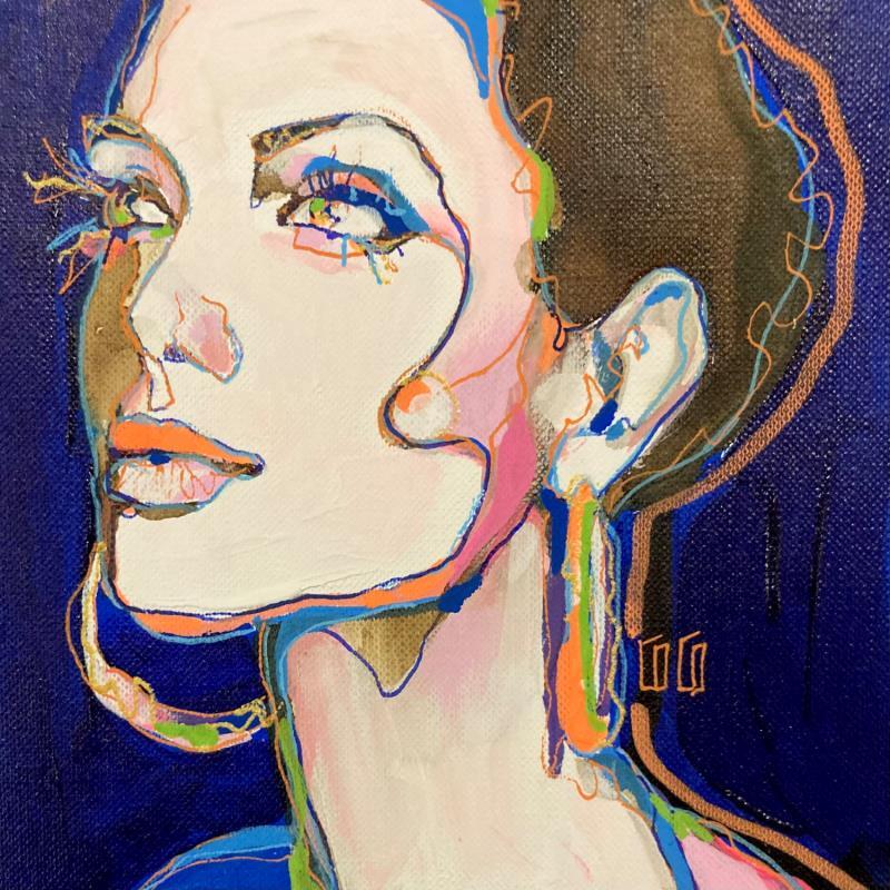 Painting  « Jetevois » by Coco | Painting Figurative Acrylic Portrait