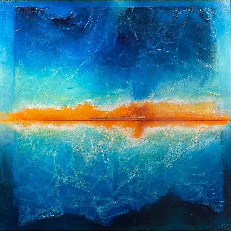 Painting Abstraction 2593 by Hévin Christian | Painting Abstract Acrylic, Oil, Pastel Minimalist