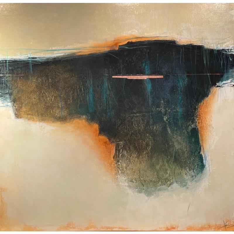 Painting Abstraction #2590 by Hévin Christian | Painting Abstract Acrylic, Oil, Pastel Minimalist
