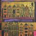 Painting HR 1398 on a row by Ragas Huub | Painting Raw art Architecture Gouache