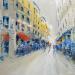 Painting Jour de Ville by Raffin Christian | Painting Figurative Urban Oil