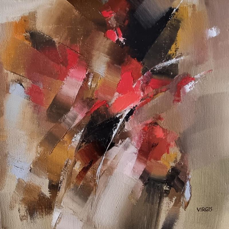 Painting Subtle and bold by Virgis | Painting Abstract Oil Minimalist