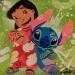 Painting Lilo Stitch by Kedarone | Painting Pop-art Pop icons Graffiti Acrylic