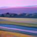 Peinture PINK DAWN par Herz Svenja | Tableau Impressionnisme Paysages Acrylique