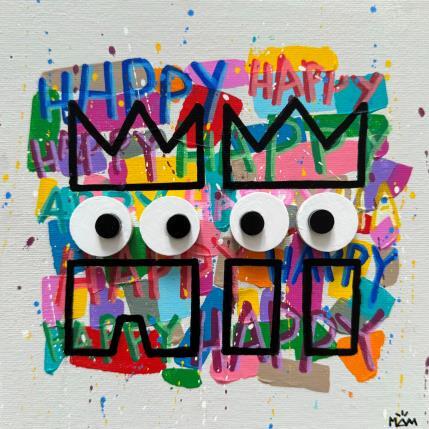 Painting HAPPY HAPPY by Mam | Painting