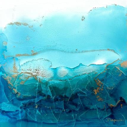 Painting 1767 Poésie Marine  by Depaire Silvia | Painting Abstract Acrylic Landscapes, Marine, Minimalist