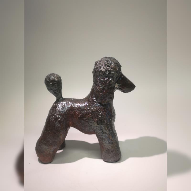 Skulptur Petit Kitch Royal  von Roche Clarisse | Skulptur Tiere Keramik Raku