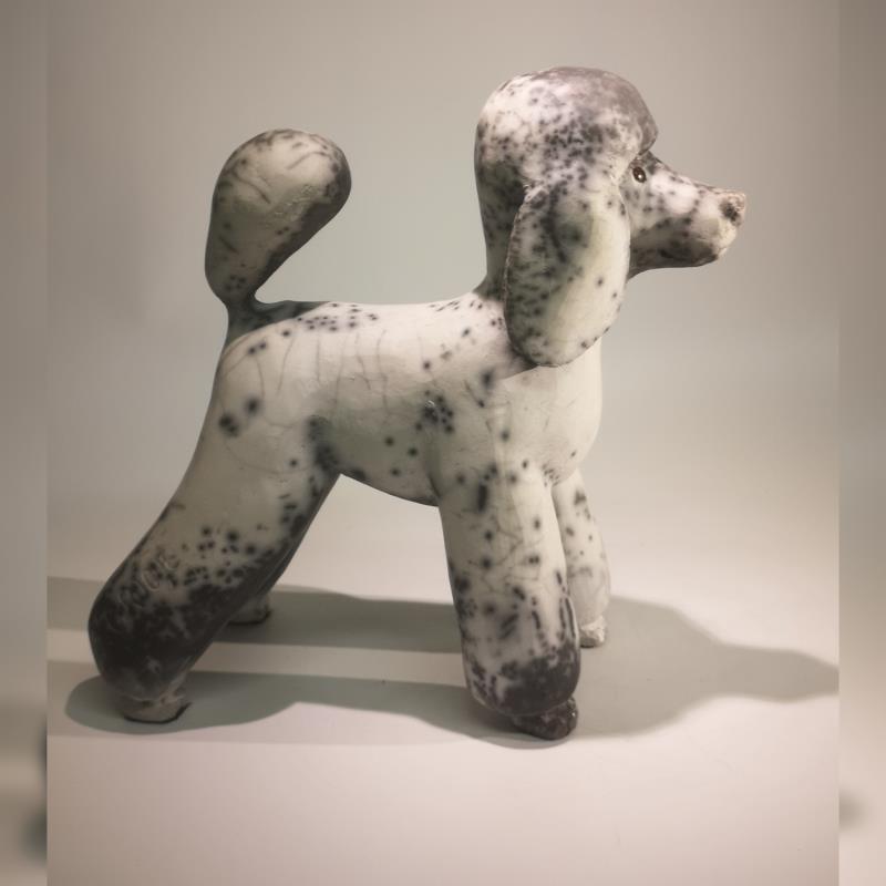 Sculpture Kitch Royal  by Roche Clarisse | Sculpture  Ceramics, Raku Animals