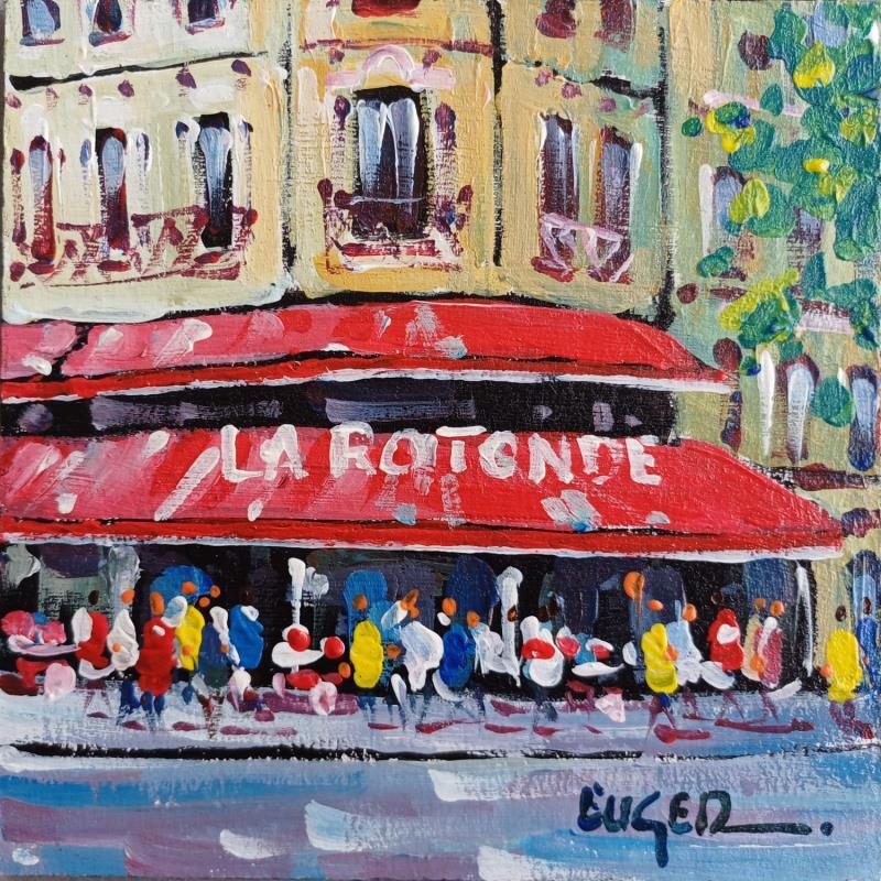 Peinture BRASSERIE PARISIENNE par Euger | Tableau Figuratif Société Urbain Scènes de vie Acrylique