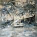 Painting Place de l’Estrapade by Solveiga | Painting Figurative Urban Acrylic