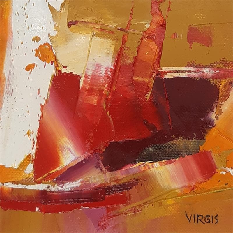 Painting Sound of passion by Virgis | Painting Abstract Oil Minimalist