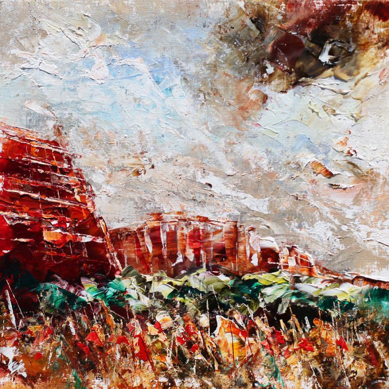 Painting Arizona Wind 1 by Reymond Pierre | Painting Figurative Landscapes Nature Oil