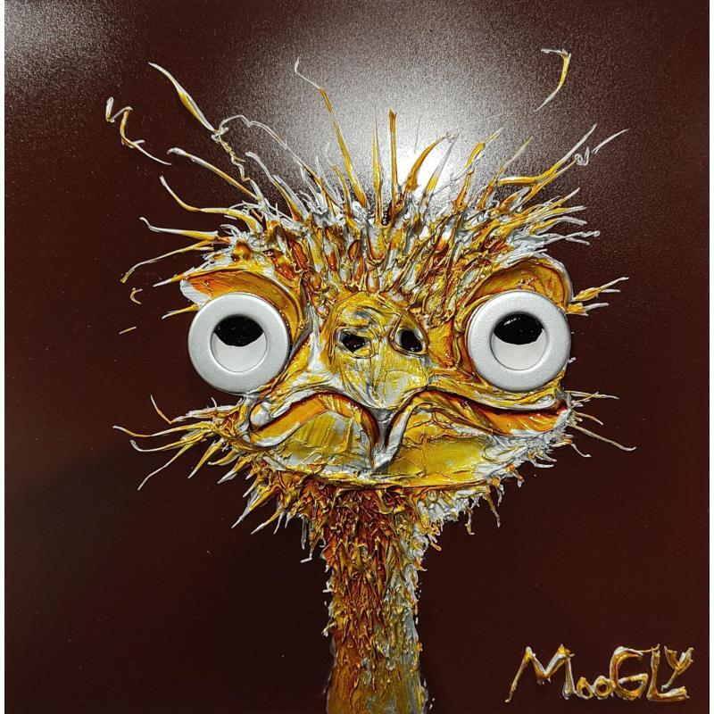 Painting Tracassius by Moogly | Painting Raw art Animals Acrylic Resin Pigments