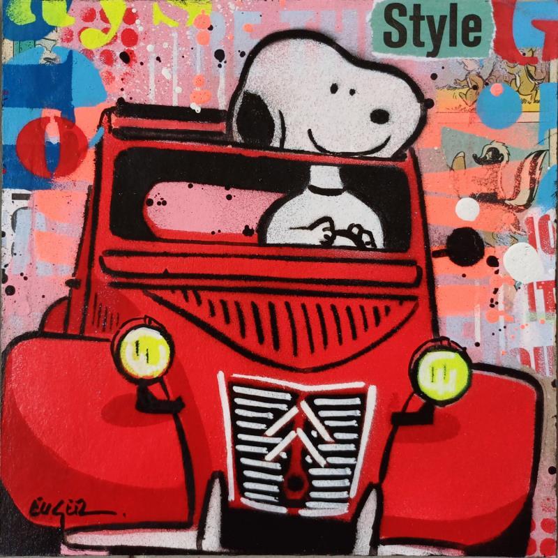 Painting DU STYLE by Euger Philippe | Painting Pop-art Pop icons Acrylic Gluing