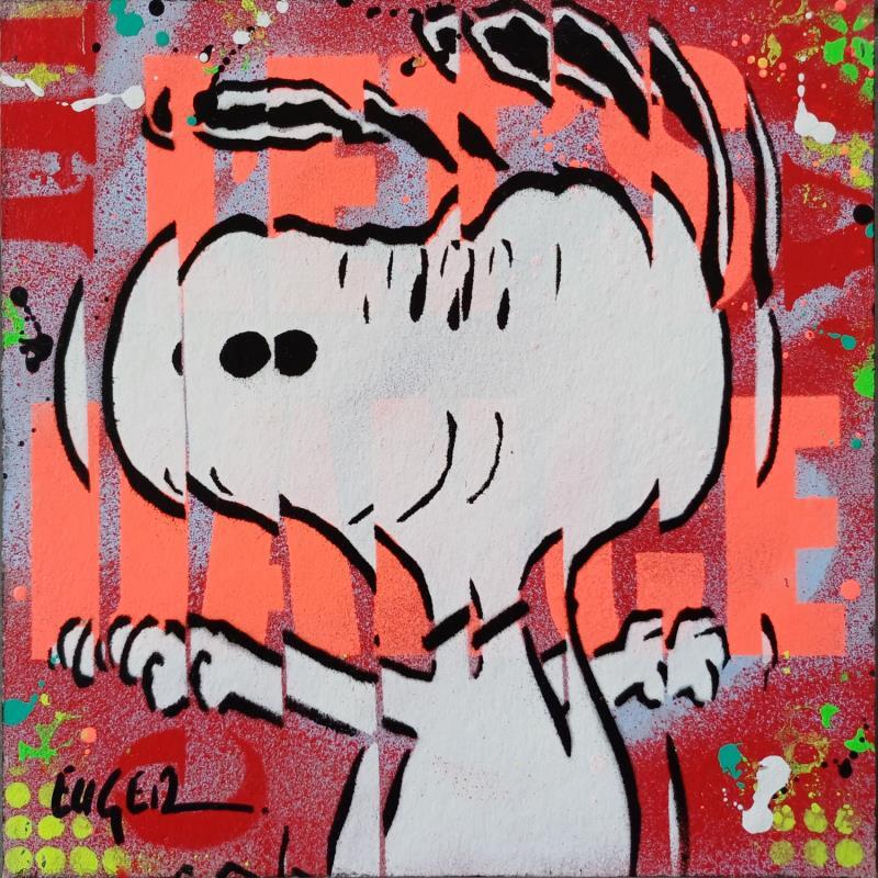 Painting LET'S DANCE by Euger Philippe | Painting Pop-art Pop icons Acrylic Gluing