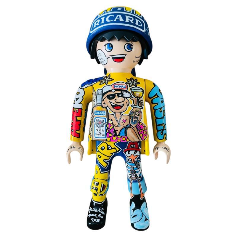 Sculpture PLAYMOBIL XXL RICARD Popeye  by Frany La Chipie | Sculpture Pop-art Graffiti, Posca Pop icons