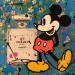 Painting F1  Mickey Chanel by Marie G.  | Painting Pop-art Pop icons Wood Acrylic Gluing