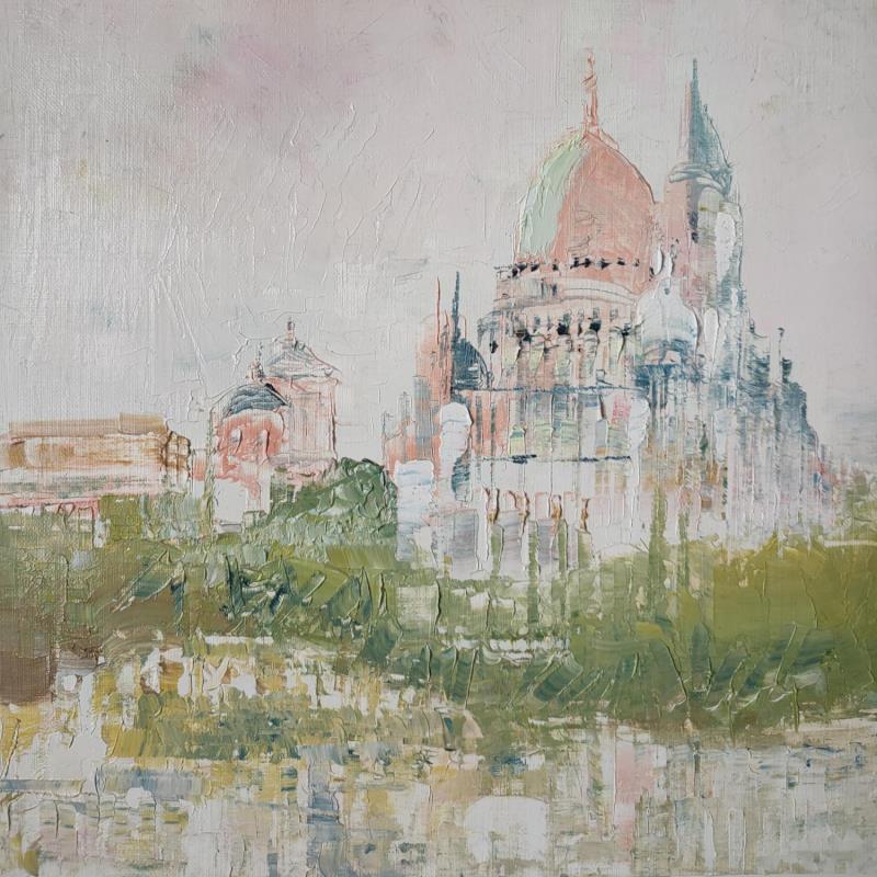 Painting Sacré coeur by Levesque Emmanuelle | Painting Oil