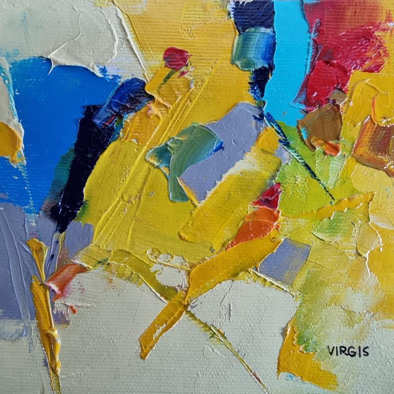 Painting Bright with sunlight by Virgis | Painting Abstract Oil Minimalist