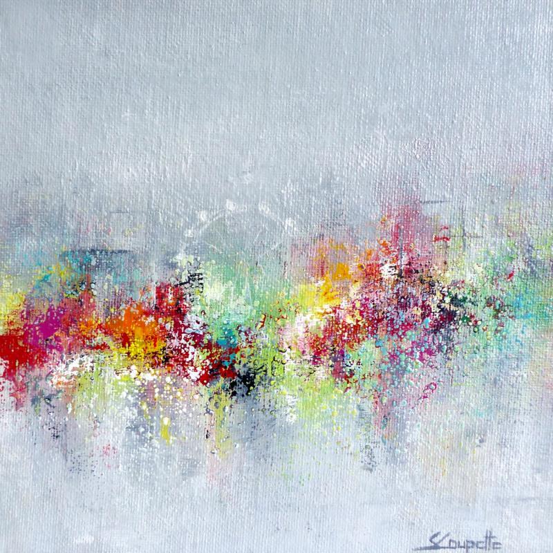 Peinture Dancing Mist par Coupette Steffi | Tableau Figuratif Acrylique Urbain