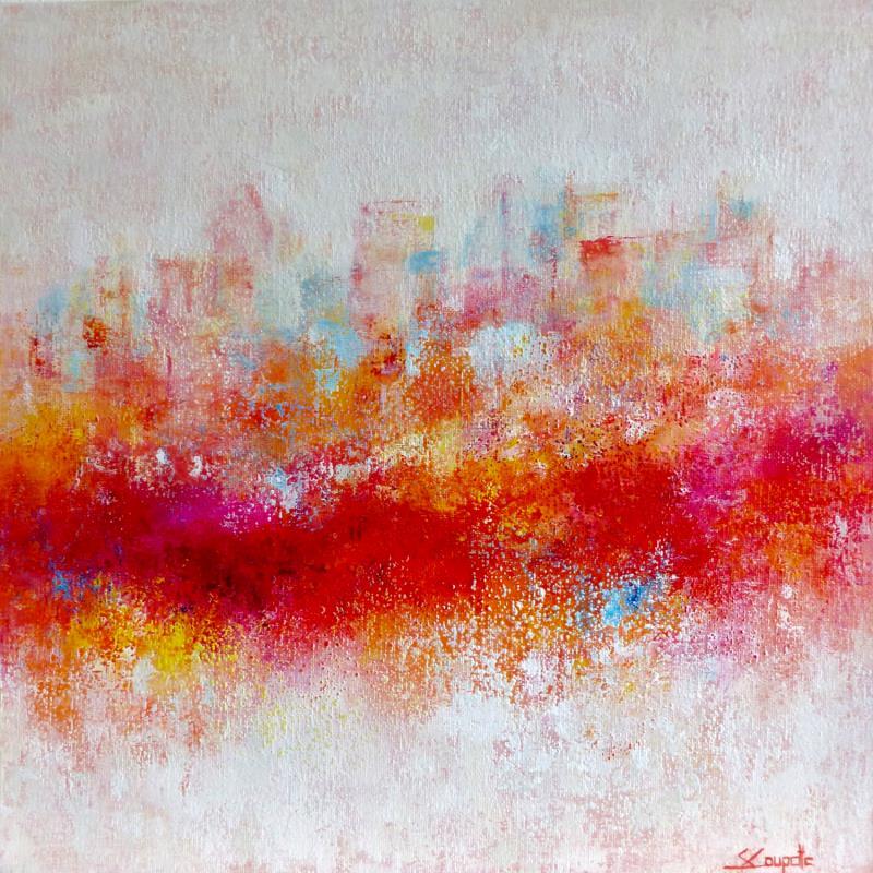 Painting Dreamy Montreal by Coupette Steffi | Painting Figurative Urban Acrylic