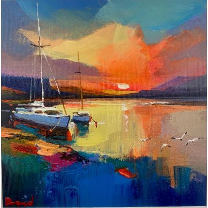 Peinture heaven's mirror par Bond Tetiana | Tableau Figuratif Huile