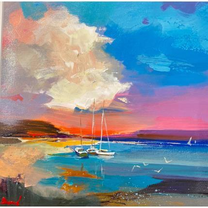 Painting the song of sunset by Bond Tetiana | Painting Figurative Oil