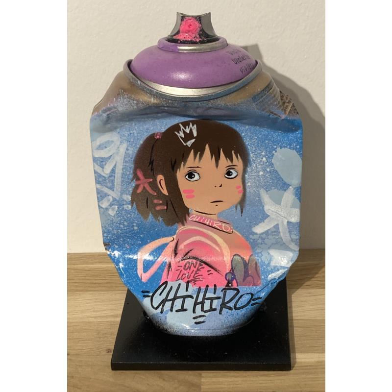 Sculpture CHIHIRO PINK par Kedarone | Sculpture Pop-art Acrylique, Graffiti Icones Pop