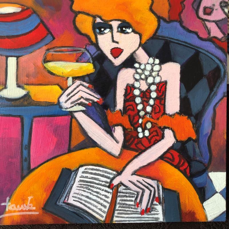 Painting Beauté féminine  by Fauve | Painting Figurative Life style Acrylic