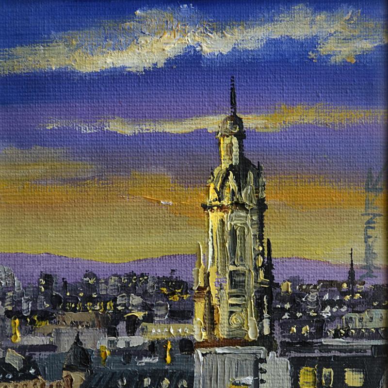 Painting LA TORRE by Rodriguez Rio Martin | Painting Impressionism Urban Oil