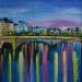 Peinture REFLEJOS II par Rodriguez Rio Martin | Tableau Impressionnisme Urbain Huile