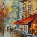 Painting BARRIO DE PARIS by Rodriguez Rio Martin | Painting Impressionism Urban Oil