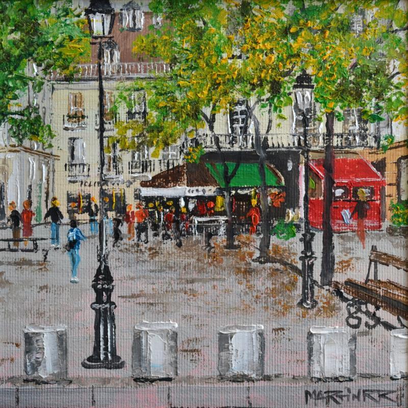 Painting MARAIS by Rodriguez Rio Martin | Painting Impressionism Urban Oil