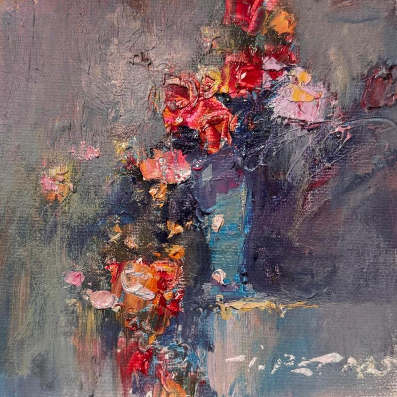 Peinture Harmony of Flowers  par Petras Ivica | Tableau Impressionnisme Paysages Huile