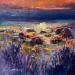 Peinture The Smell of Lavender par Petras Ivica | Tableau Impressionnisme Paysages Huile